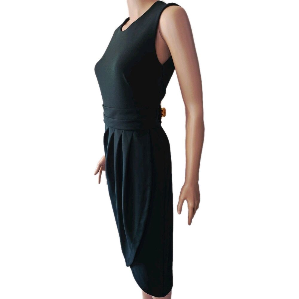 Calvin Klein Green Sleeveless Pencil Sheath Dress Size 6